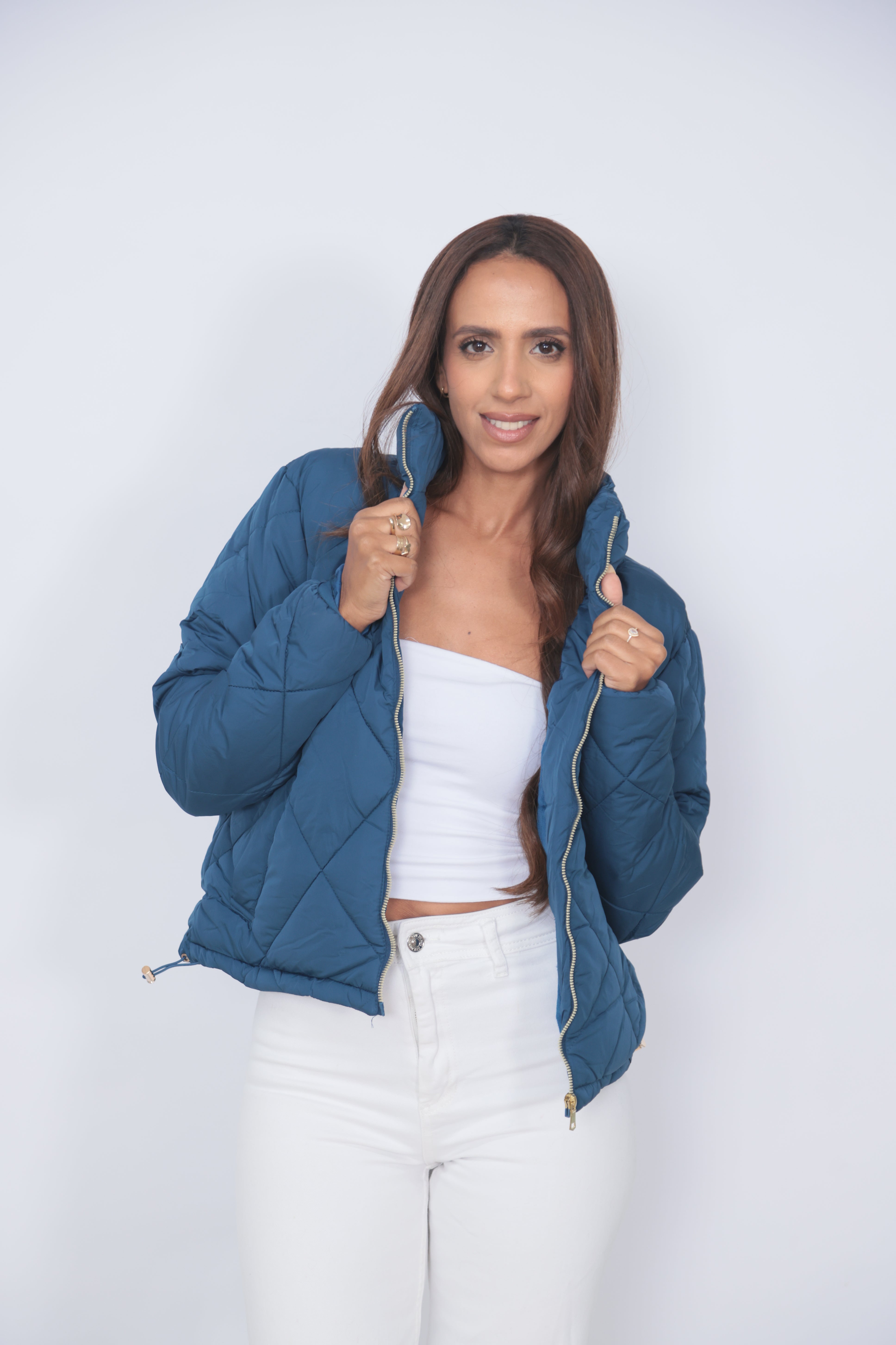 מעיל קלאסי כחול אישה