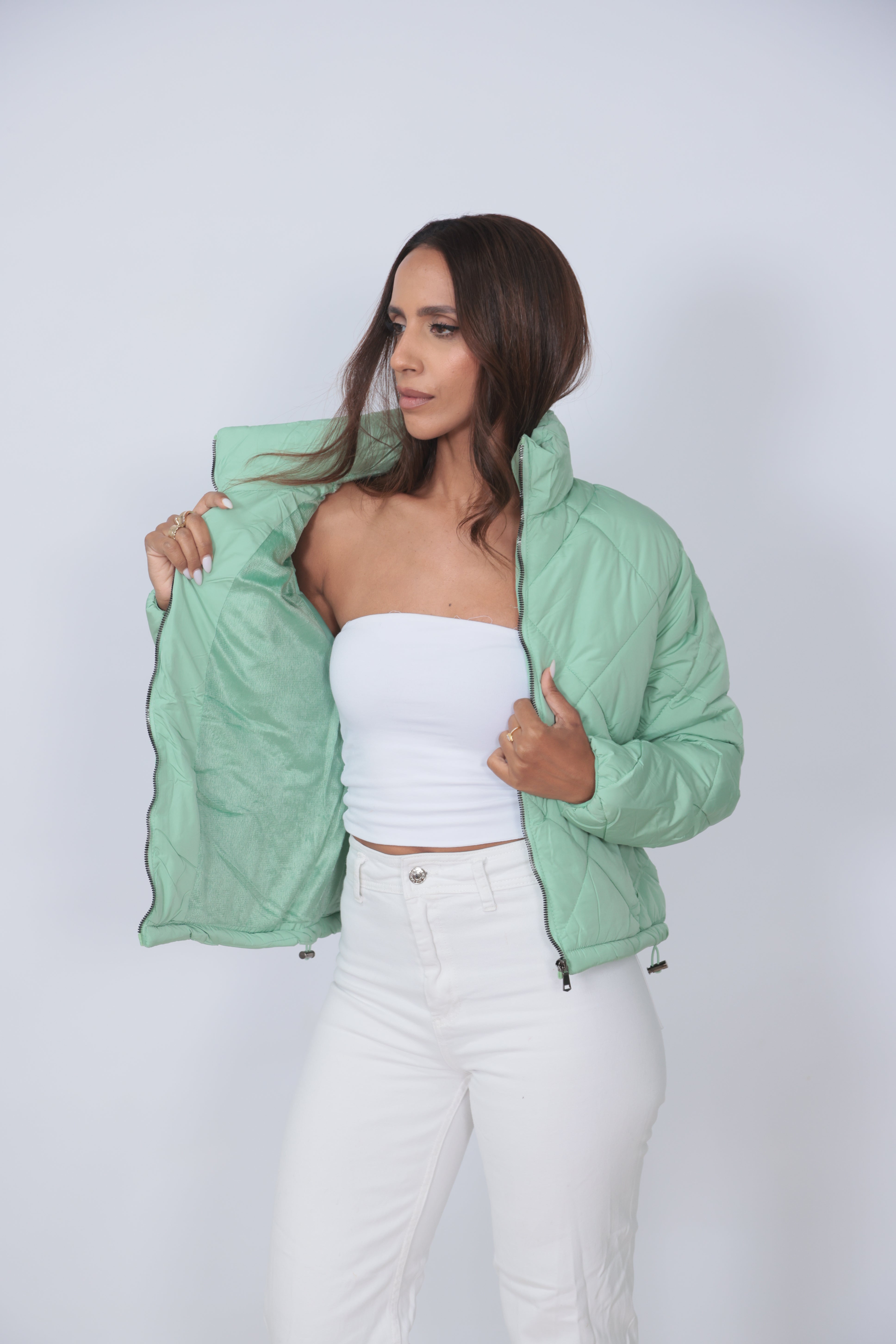 מעיל קלאסי כחול אישה