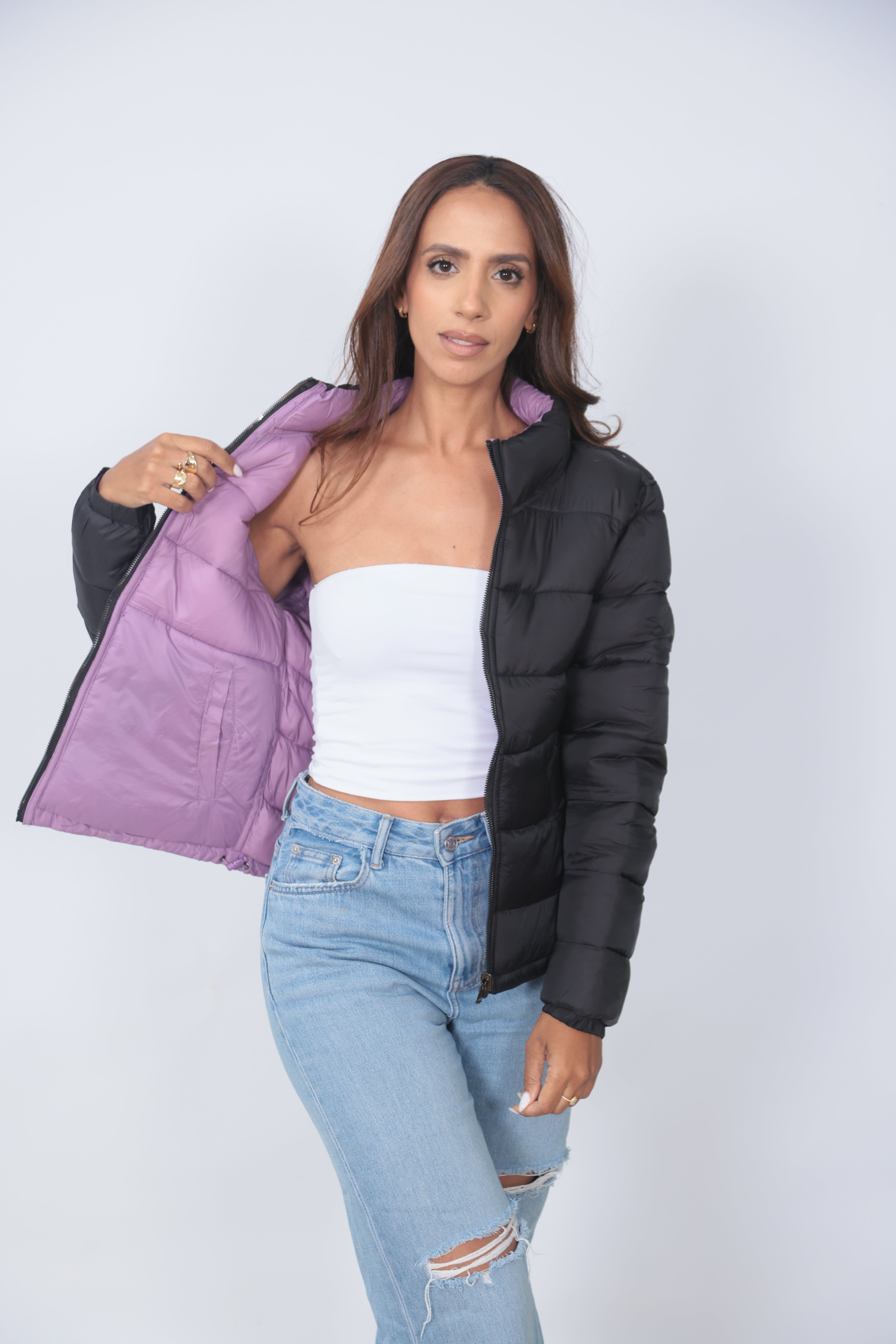 מעיל דו צדדי אישה