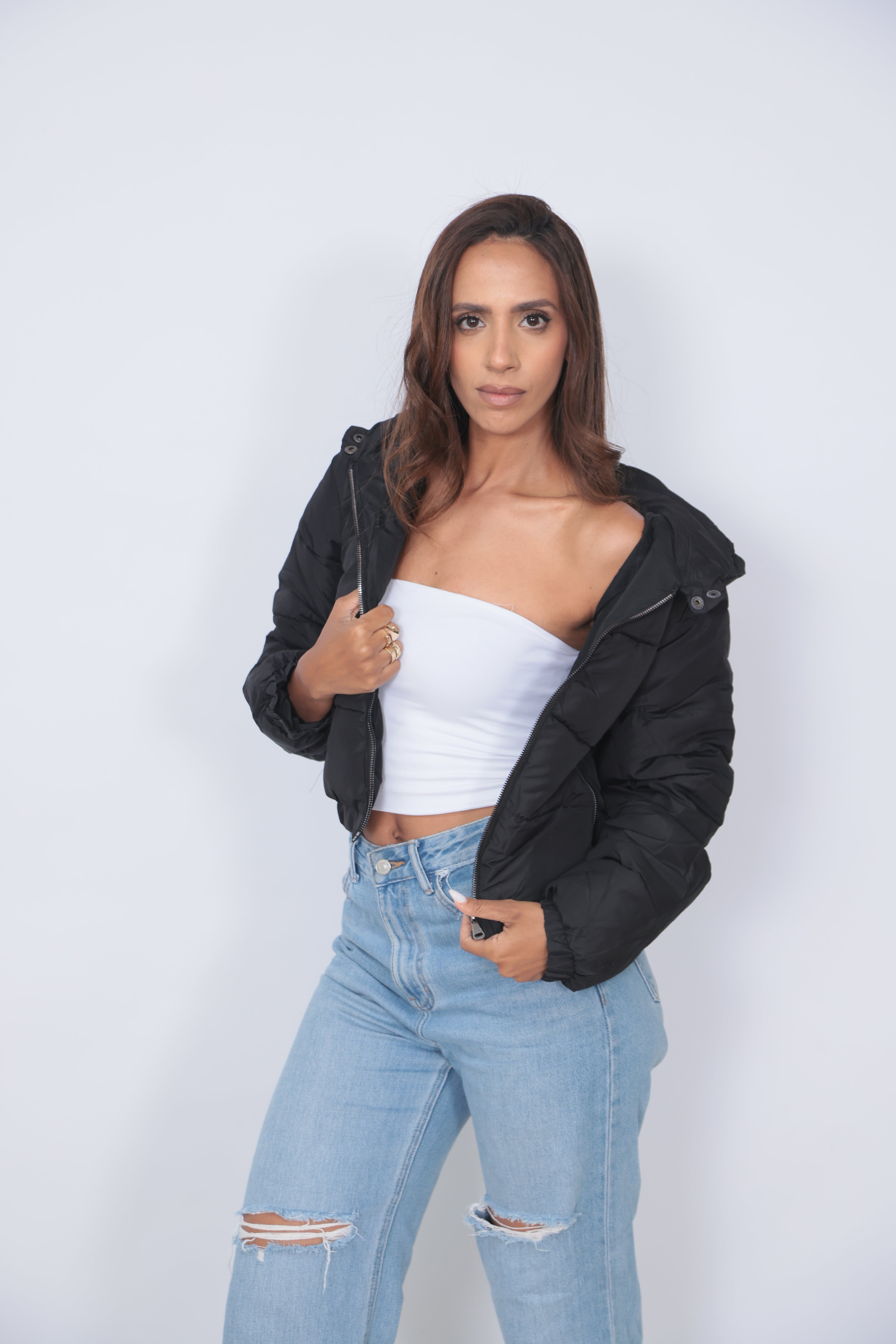 מעיל קלאסי כובע נשים